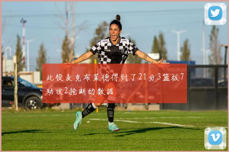 此役麦克布莱德得到了21分3篮板7助攻2抢断的数据